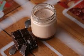 Le yaourt au chocolat