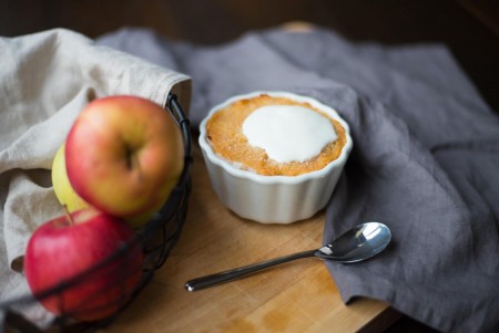 Riz cuit au four avec pomme pour bébé