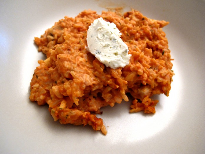 Réaliser un poulet maison version tomate / boursin