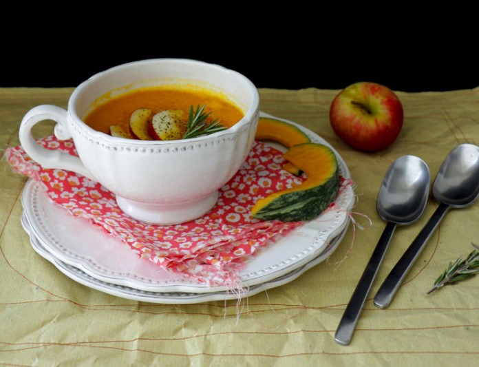 Un velouté à la pomme en quelques minutes chrono !